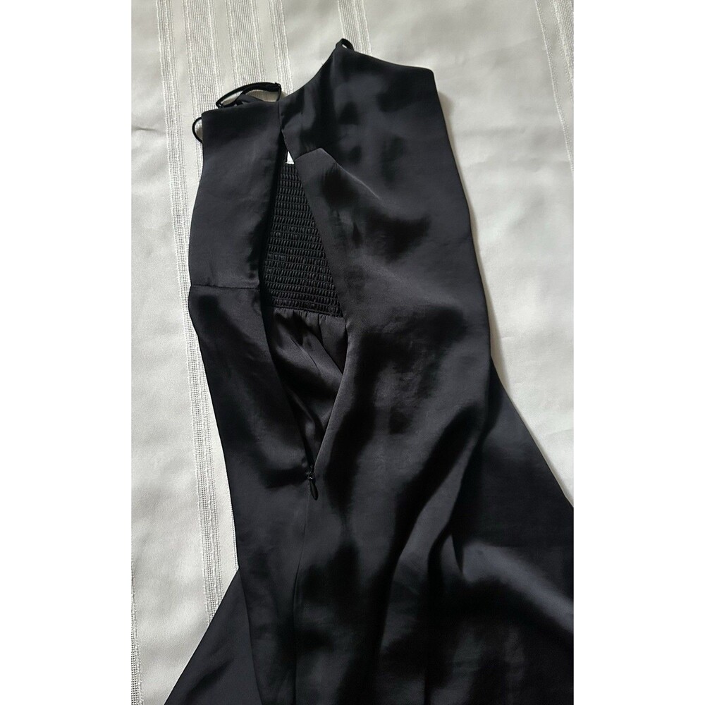 Aritzia Wilfred Affogato Midi Slip Dress Women’s Black Noir Size 4 NWT - Picture 13 of 16